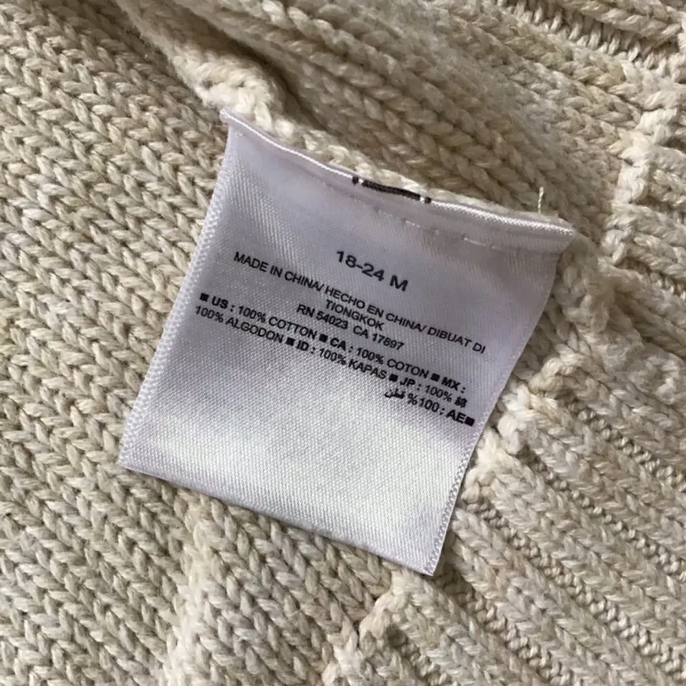 Old Navy Cable Knit Shawl Cardigan Sweater